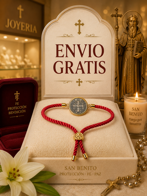 Benedict™| Pulsera con Medalla de San Benito 🛒🔥🎁 |Envío GRATIS - 35% DE DESCUENTO|