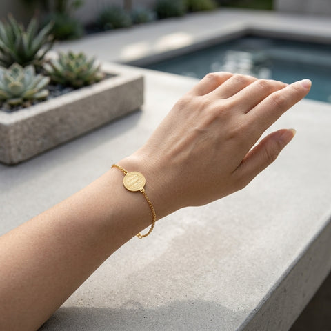 Pulsera Medalla de San Benito en Acero Inoxidable, Laminado Resistente - Protección y Elegancia Diaria