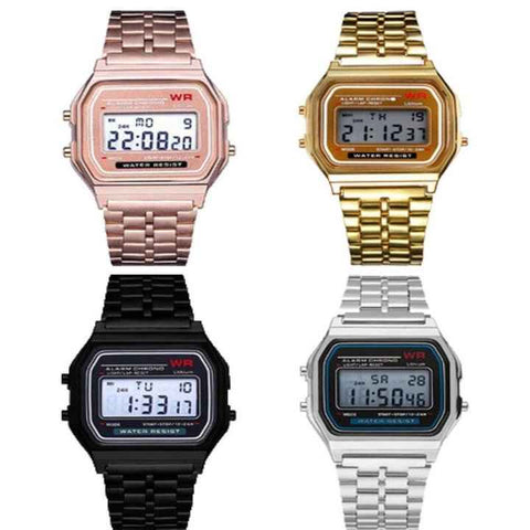 RetroPulse™ | Reloj Digital LED Para Hombre Mujer Vintage Retro Unisex Multifunción, Despertador, Electrónico, Resistente Al Agua, Cronómetro🛒🔥🎁 |Envío GRATIS - 40% DE DESCUENTO|