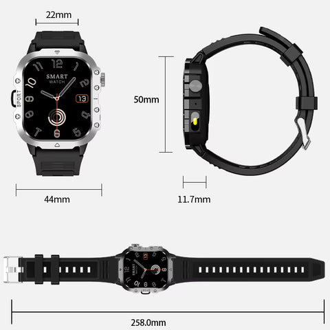 Reloj Inteligente Smartwatch H11 para Hombre con Linterna, Pantalla TFT de 2.01 Pulgadas, Compatible con Android e IOS 🛒🔥🎁 |Envío GRATIS - 30% DE DESCUENTO|