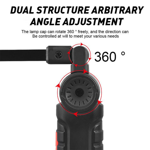 AutoLite360™| Lámpara De Trabajo LED Magnética Portátil, Regulable, Recargable USB, 360°, Batería De 1200 Mah Para Reparación De Automóviles 🛒🔥🎁 |Envío GRATIS - 30% DE DESCUENTO|