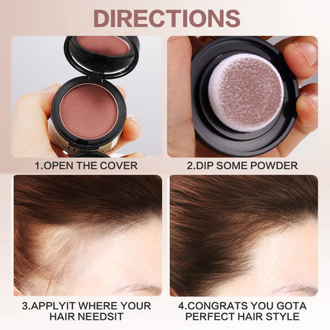 HairBlend™| Polvo para Sombras de Cabello Resistente al Agua, Polvo para Retoque de Raíces, Color de Cabello para Cubrir Canas, para Mujeres y Hombres 🛒🔥🎁 |Envío GRATIS - 40% DE DESCUENTO|