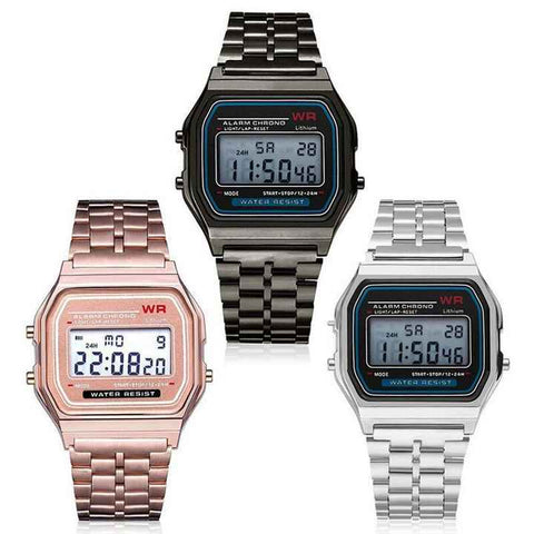RetroPulse™ | Reloj Digital LED Para Hombre Mujer Vintage Retro Unisex Multifunción, Despertador, Electrónico, Resistente Al Agua, Cronómetro🛒🔥🎁 |Envío GRATIS - 40% DE DESCUENTO|
