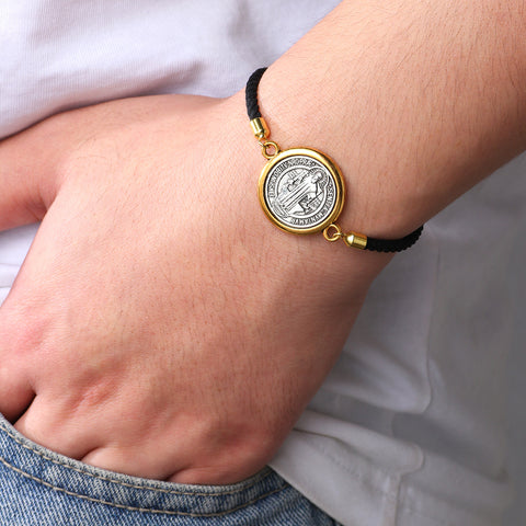 Benedict™| Pulsera con Medalla de San Benito 🛒🔥🎁 |Envío GRATIS - 35% DE DESCUENTO|